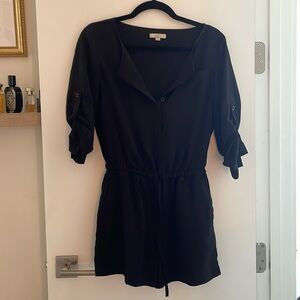 Ann Taylor Loft - Black Business Romper